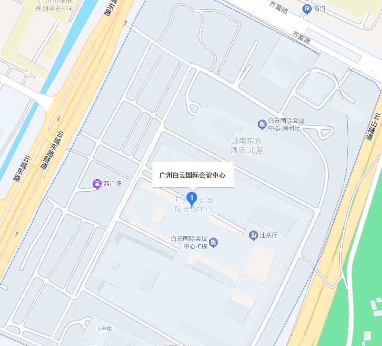 广州国际美妆周展馆地图