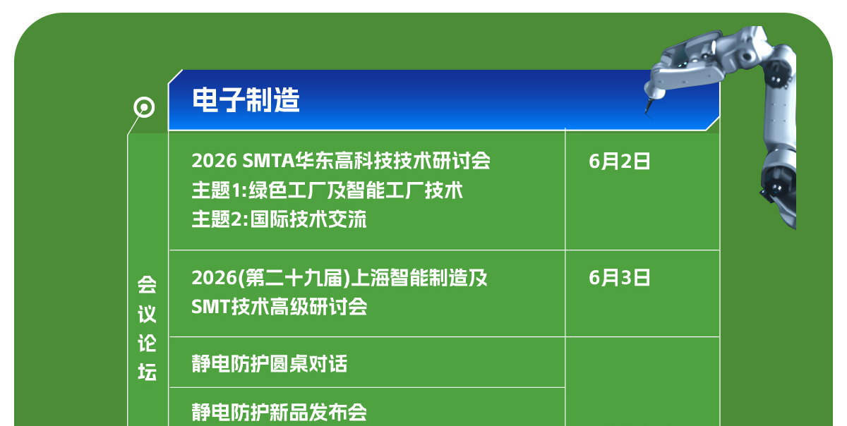 上海电子工厂设施展论坛活动图
