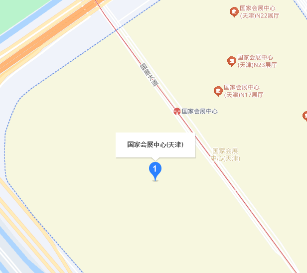 天津绿博会展馆地图