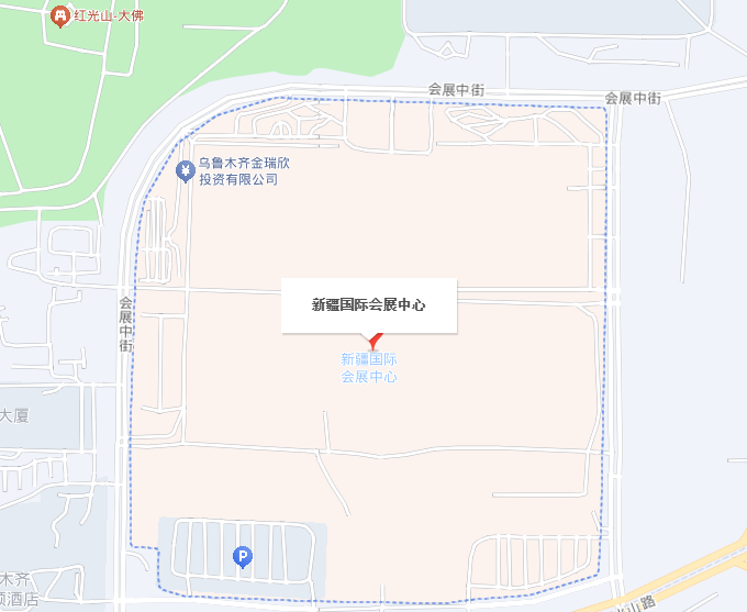 良之隆新疆食材电商节展馆地图