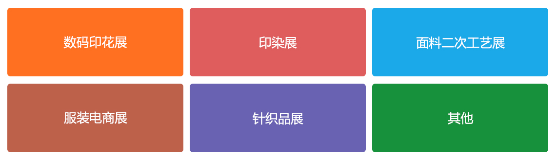 TSCI广州国际纺织供应链工业博览会展品范围图