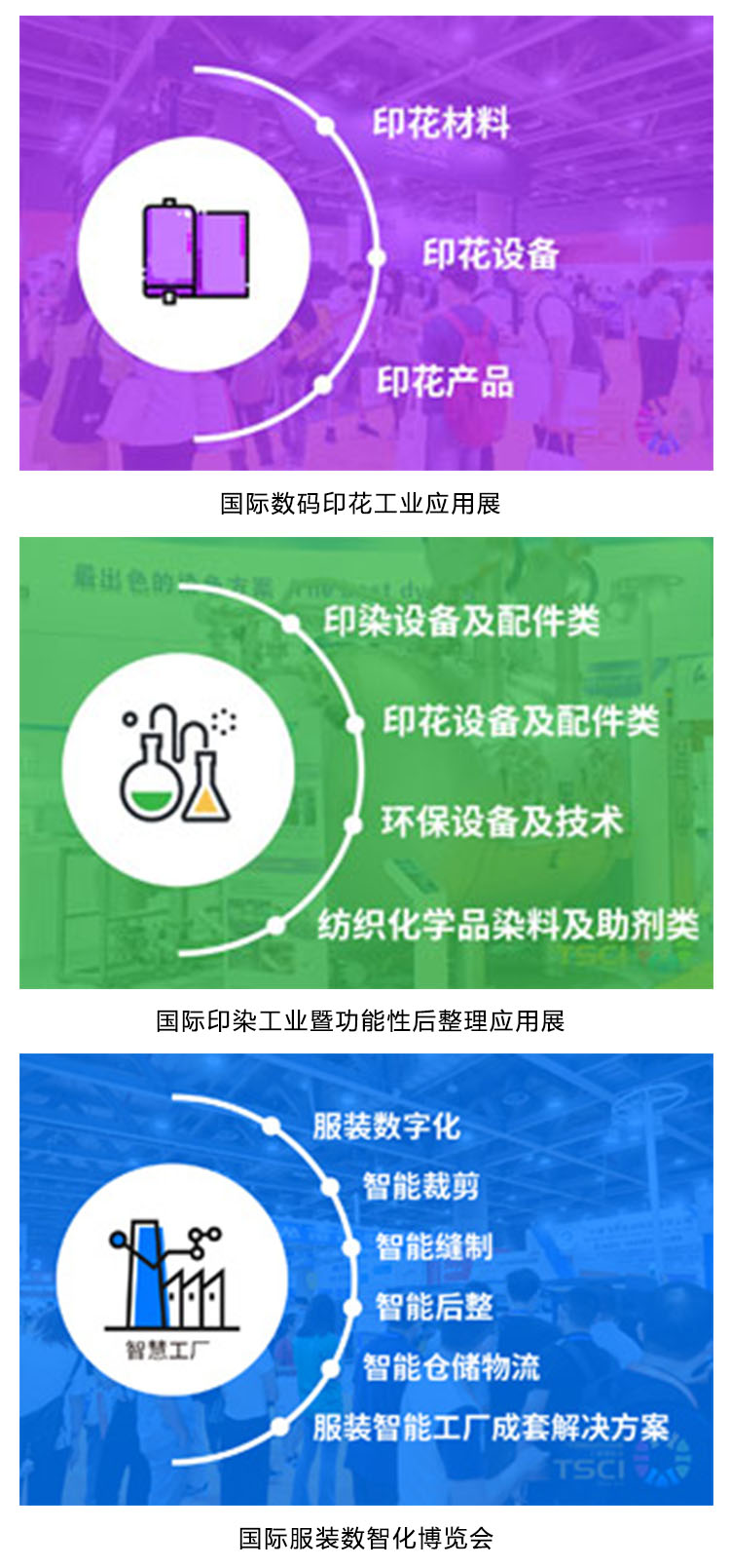 TSCI广州国际纺织供应链工业博览会主题展区图
