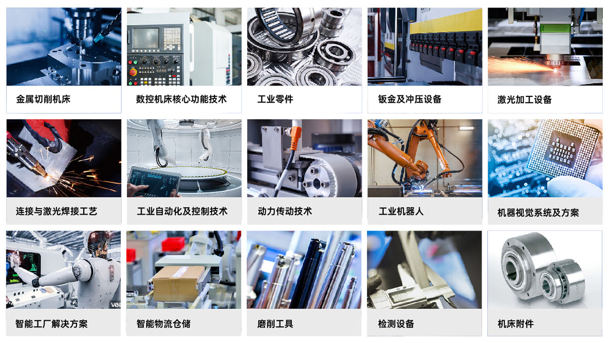 佛山国际机床展品范围图