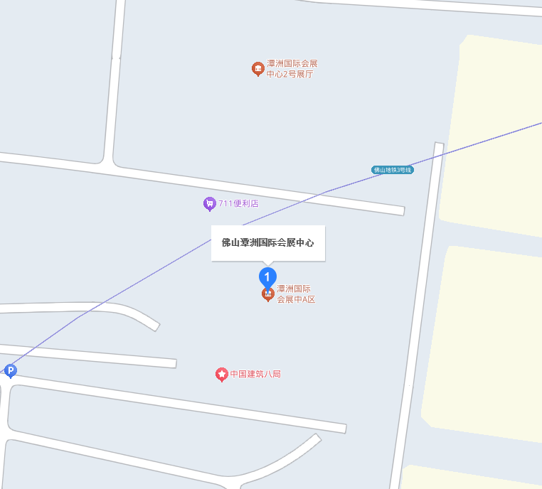 佛山国际机床展馆地图