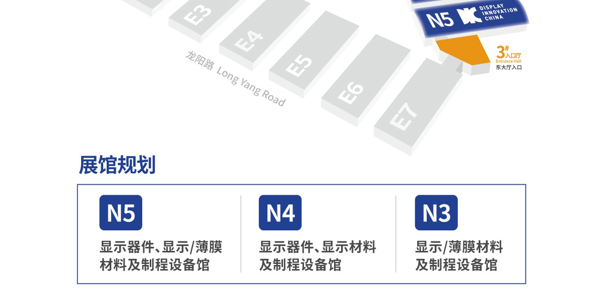 上海显示展展馆分布图