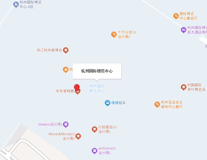 2025CiE美妆创新展馆地图
