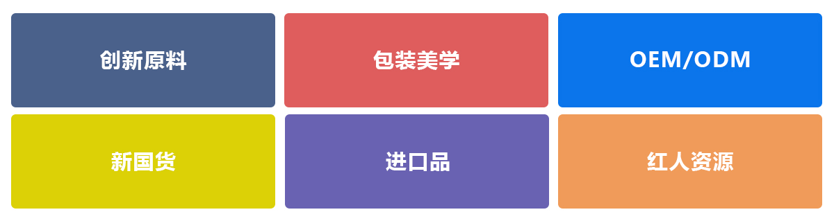 2025CiE美妆创新展品范围图