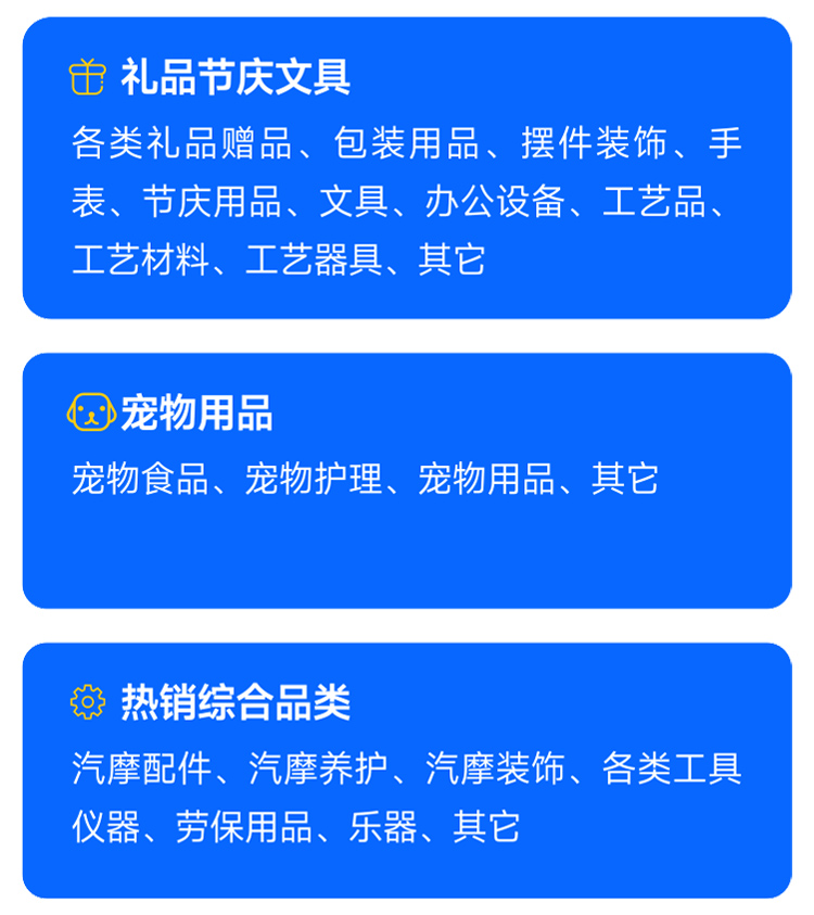 深圳跨境电商展展品范围图