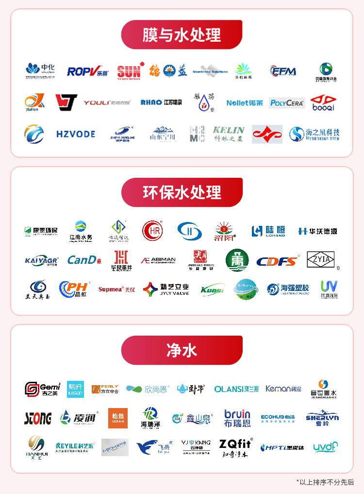 2025北京国际水处理展览会知名展商图