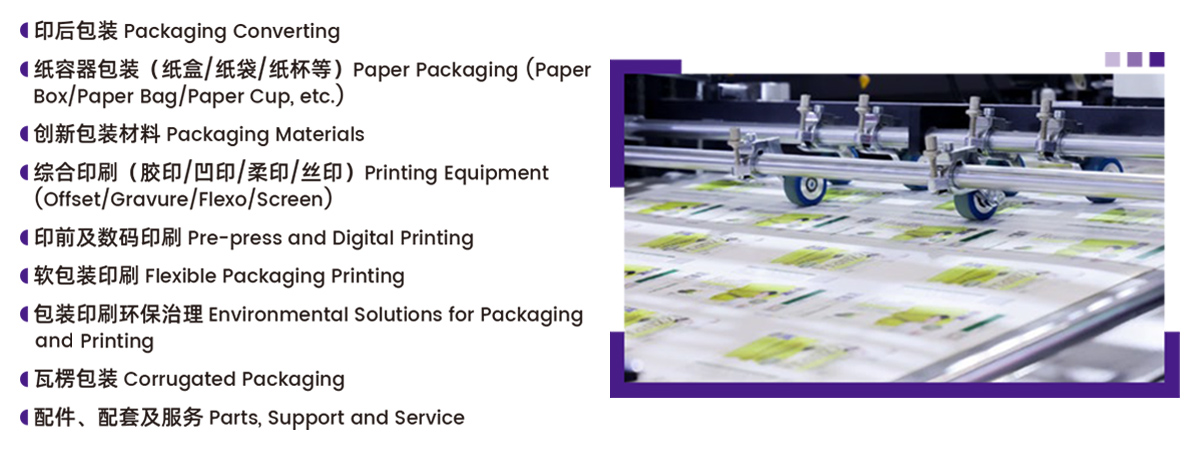 华南国际印刷展展品范围图