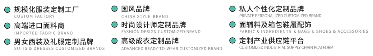2025LINK-TCE服装定制展·上海展品范围图