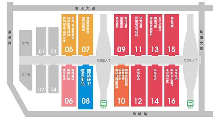 深圳清洁展展馆分布图