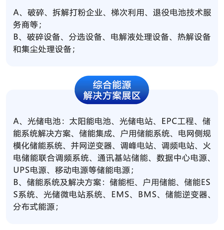 苏州新能源展展品范围图