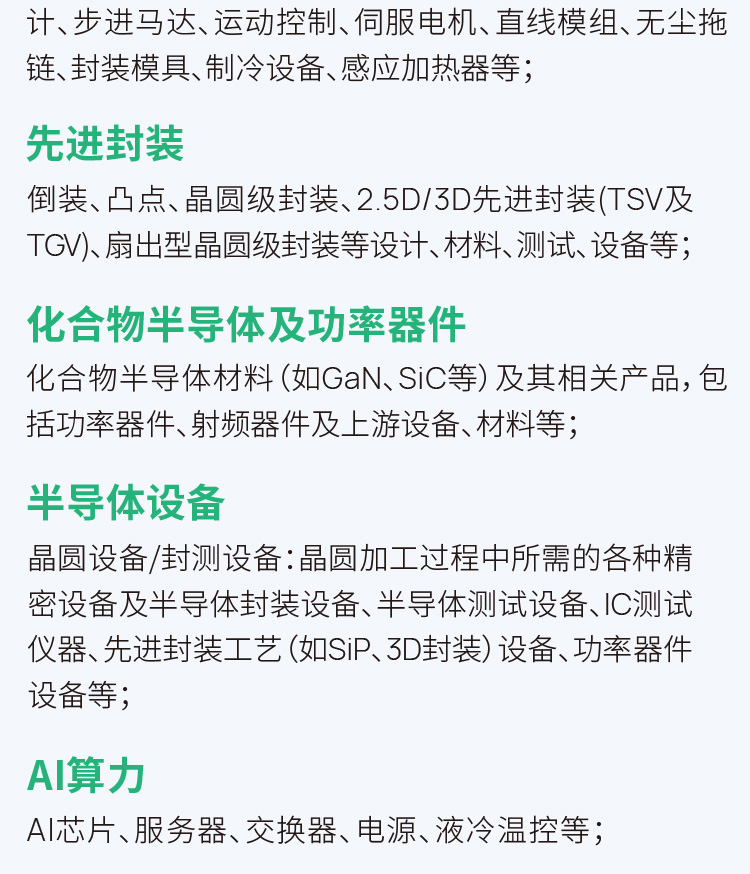 深圳半导体展展品范围图