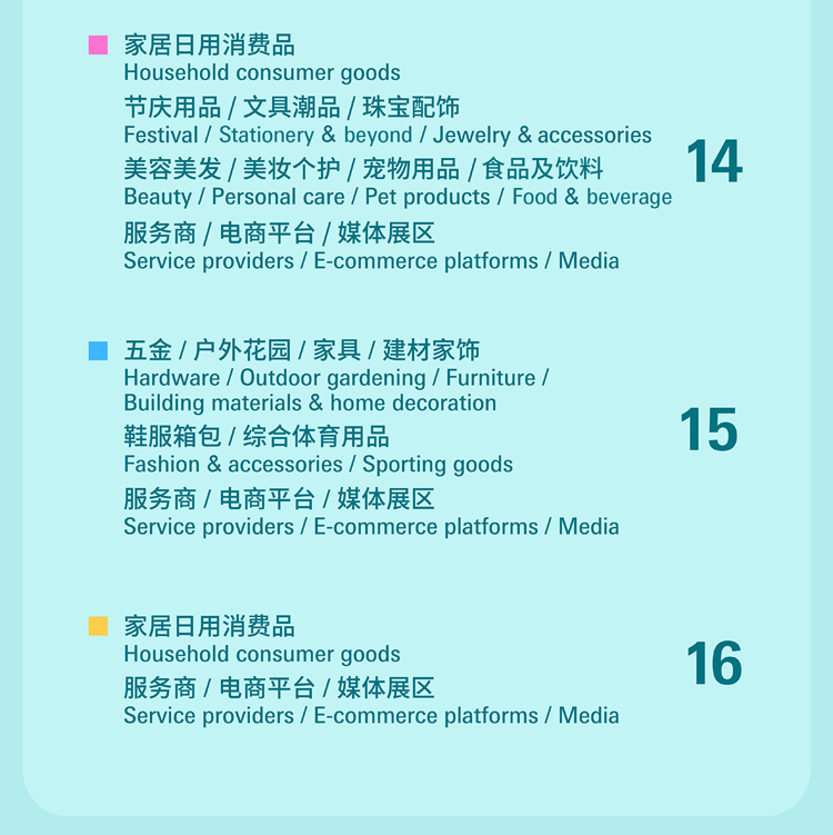深圳跨境电商展展馆分布图