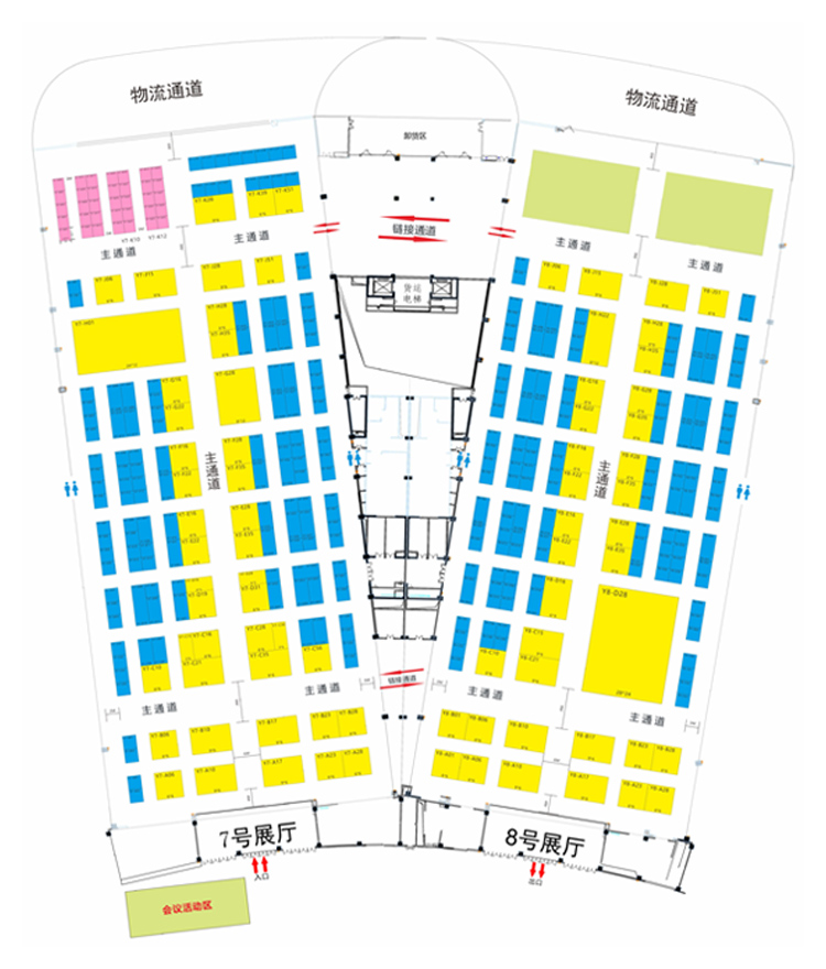 东南亚食材节展馆分布图